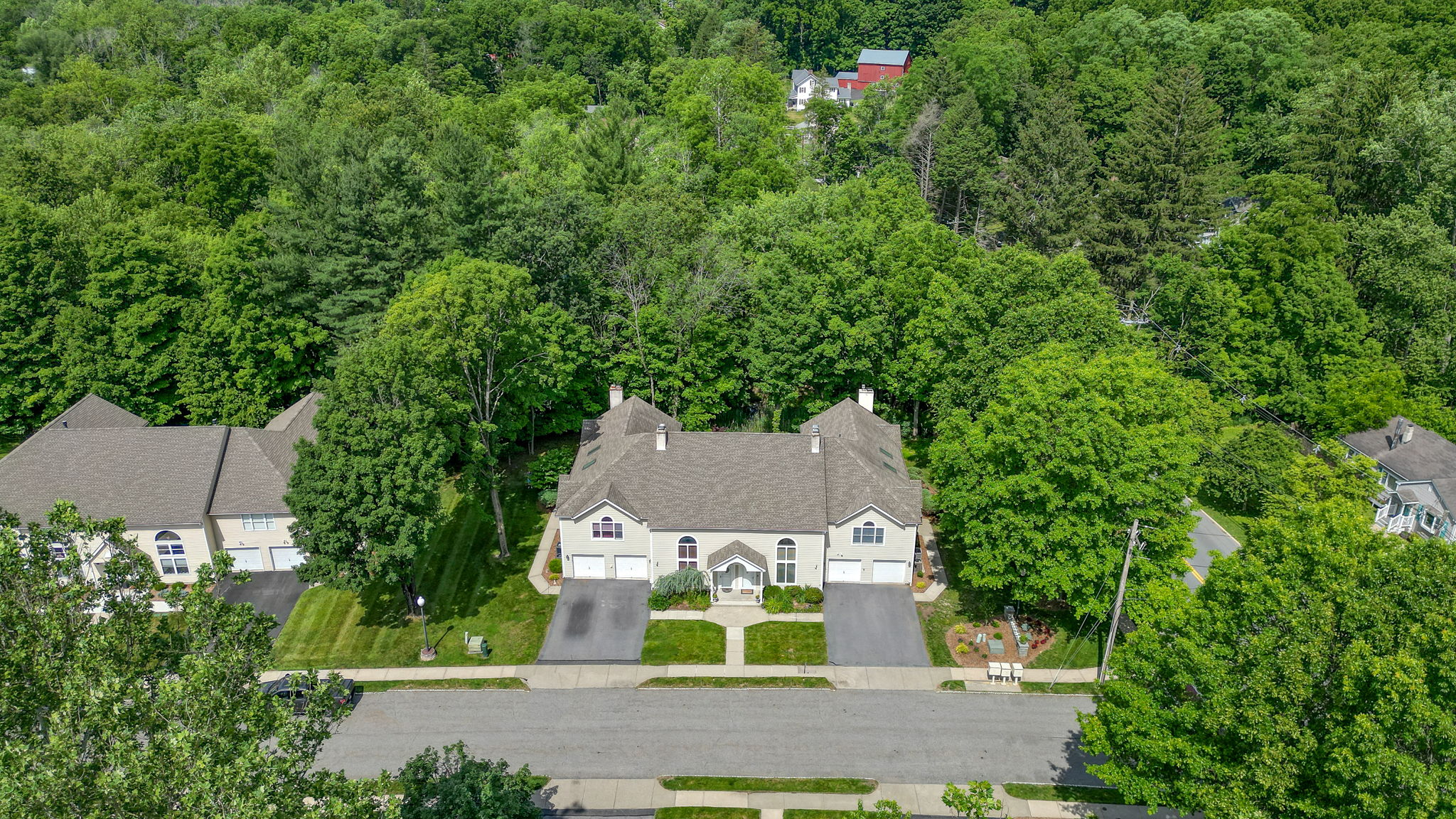6 Village Cove aerial of front